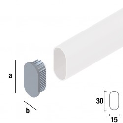 Tapon cromado 30x15