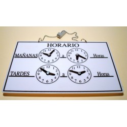 cartel horario