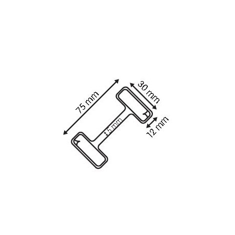 wobbler para stoper en aluminio flexible