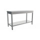 mesa de trabajo central desmontable acero inox 80*60 cm