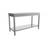 mesa de trabajo central desmontable acero inox 80*60 cm