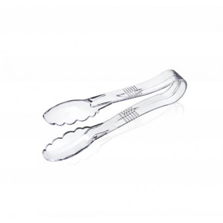 pinza ensalada 23 cm transparente