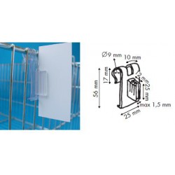 porta etiqueta para varilla