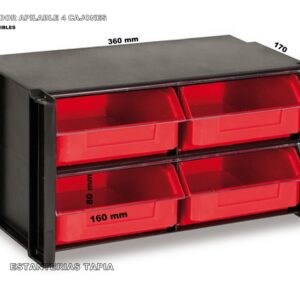 clasificador apilable 4 cajones