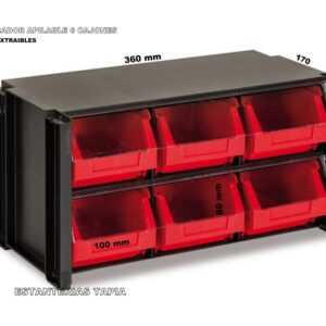 clasificador apilable 6 cajones
