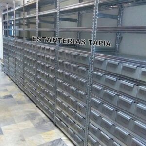 Estanteria cajones metalicos