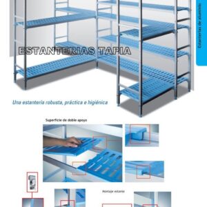 Estanterias para camaras frigorificas de 50
