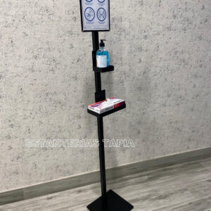 dispensador guantes y gel