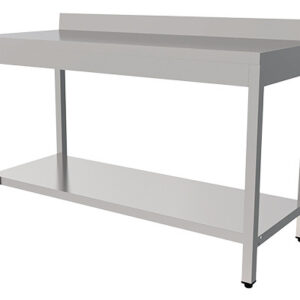 mesa de trabajo mural desmontable acero inox 80*60 cm