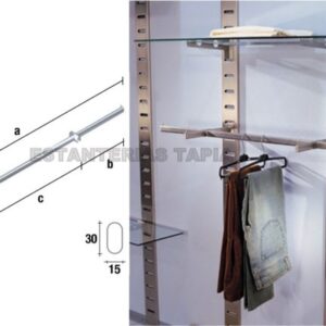 barra colgadora a perchero recto