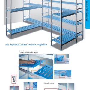 ESTANTERIA DE ALUMINIO Y PVC CAMARAS""