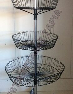 expositor giratorio 3 cestos