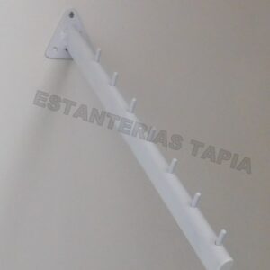 perchero inclinado a pared