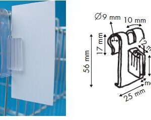 porta etiqueta para varilla