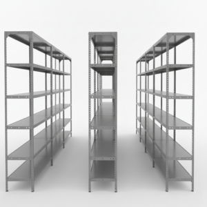 Estantería con tornillos