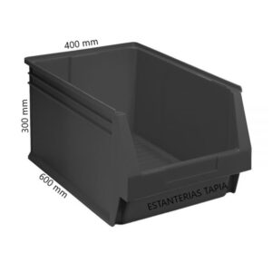 Gaveta apilable gris nº 60