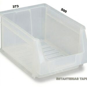 Gaveta apilable gris nº 58 (Transparente)